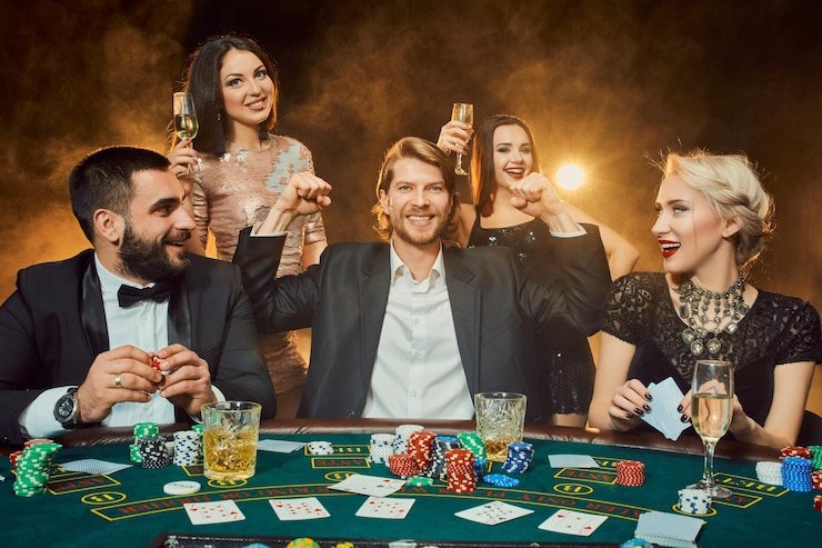 Layar live casino chas4d menampilkan dealer profesional dalam sesi permainan langsung
